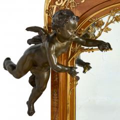 Maison Millet Grand Psyche monumental Art Nouveau mirror by Maison Millet - 3943054