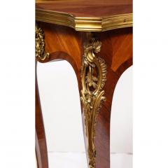 Maison Millet Maison Millet a Louis XV Style Ormolu Mounted Parquetry Kingwood Table - 1111816