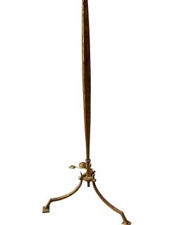Maison Ramsay 1940s Gilt wrought iron floor lamp by Maison Ramsay - 4533245