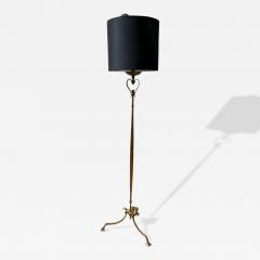 Maison Ramsay 1940s Gilt wrought iron floor lamp by Maison Ramsay - 4533372