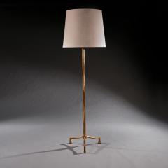 Maison Ramsay FRENCH GILT BRONZE TRIPOD FLOOR LAMP BY MAISON RAMSAY C 1940 - 3707854