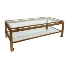 Maison Ramsay French Mid Century Gilt Iron Coffee Table by Ramsay - 4450224