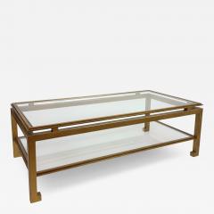 Maison Ramsay French Mid Century Gilt Iron Coffee Table by Ramsay - 4450248