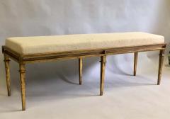 Maison Ramsay French Modern Neoclassical Gilt Iron Bench attributed to Maison Ramsay - 1723117