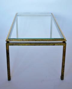 Maison Ramsay Large French Modern Neoclassical Gilt Iron Coffee Table Maison Ramsay - 2372385