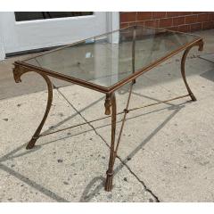 Maison Ramsay Maison Ramsay Art Deco French Gilt Metal Glass Horse Head Cocktail Table 1940 - 4150586