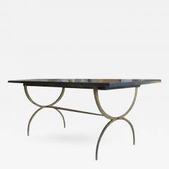 Maison Ramsay Maison Ramsay Rarest Dining Table with Awesome Gold Leaf Base - 417073