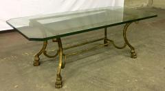 Maison Ramsay Maison Ramsay Rarest Lion Legs Gold Leaf Wrought Iron Big Coffee Table - 441891