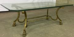 Maison Ramsay Maison Ramsay Rarest Lion Legs Gold Leaf Wrought Iron Big Coffee Table - 441893