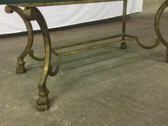 Maison Ramsay Maison Ramsay Rarest Lion Legs Gold Leaf Wrought Iron Big Coffee Table - 441896