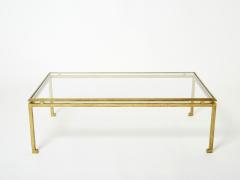 Maison Ramsay Maison Ramsay coffee table gilded iron glass 1950 - 3001380