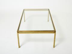 Maison Ramsay Maison Ramsay coffee table gilded iron glass 1950 - 3001389