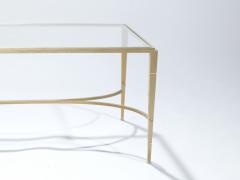 Maison Ramsay Maison Ramsay gilt wrought iron coffee table 1960 s - 983786