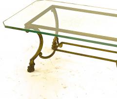 Maison Ramsay Maison Ramsay refined gold leaf wrought iron coffee table - 1546338