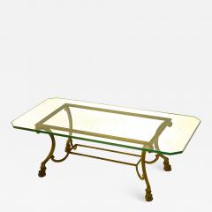 Maison Ramsay Maison Ramsay refined gold leaf wrought iron coffee table - 1547190