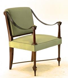 Maison Ramsay Maison Ramsay stamped pair of classy Neo classical arm chair - 1546835
