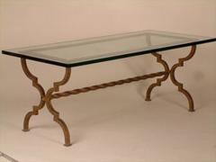 Maison Ramsay Ramsay gilt forged iron coffee table - 3102029