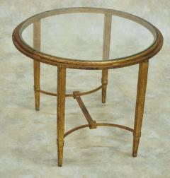 Maison Ramsay Ramsay gilt iron round side table - 3102019