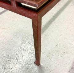 Maison Ramsay Rare French Modern Neoclassical Gilt Iron Square Coffee Table by Maison Ramsay - 4371782