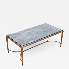 Maison Ramsay Rare Silver Plated Glass Maison Ramsay Coffee Table in Gold Leaf - 600314