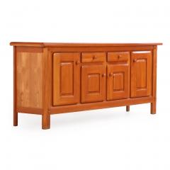 Maison Regain A French elm sideboard attributed to Maison Regain C 1960  - 4315410