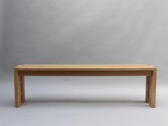 Maison Regain French 1970s Elm Bench by Maison Regain - 4610490