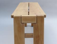 Maison Regain French 1970s Elm Bench by Maison Regain - 4610491