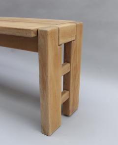 Maison Regain French 1970s Elm Bench by Maison Regain - 4610496