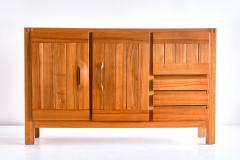 Maison Regain Maison Regain High Sideboard in Solid Elm France 1970s - 2005974