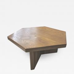 Maison Regain Maison Regain solid elm hexagonal vintage coffee table - 1817620