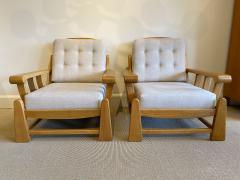 Maison Regain PAIR OF MAISON REGAIN LOUNGE CHAIRS - 2933480