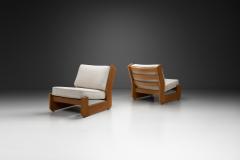 Maison Regain Pair of Maison Regain Lounge Chairs France Second half of the 20th Century - 4569414