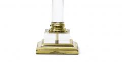 Maison Romeo Maison Romeo Paris pair of Lucite and gold brass neo classic revival lamps - 872255