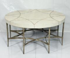 Maitland Smith 1980s Tessellated Stone Round Coffee Table Maitland Smith Style - 4765913
