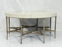 Maitland Smith 1980s Tessellated Stone Round Coffee Table Maitland Smith Style - 4765914