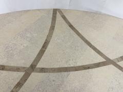 Maitland Smith 1980s Tessellated Stone Round Coffee Table Maitland Smith Style - 4765915