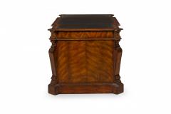 Maitland Smith English Regency Style Wooden 2 Cabinet Kneehole Desk - 4169167