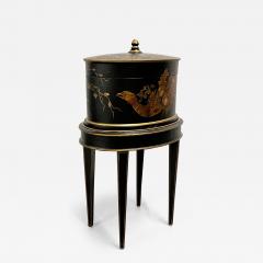 Maitland Smith Hollywood Regency Style Lidded Casket Box on Stand - 2541496