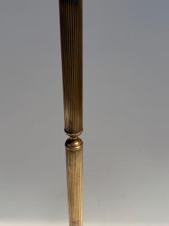 Maitland Smith Italian Brass and Wood Valet Stand with Cabriolet Legs - 4761559