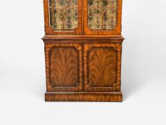 Maitland Smith Maitland Smith Flame Mahogany Chinese Chippendale Style Bookcases 1970s - 4149434