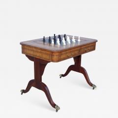 Maitland Smith Maitland Smith Leather Top Game Table - 1693241