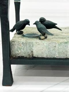 Maitland Smith Maitland Smith Marble and Bronze Sculptural Side Accent Tables a Pair - 3175971