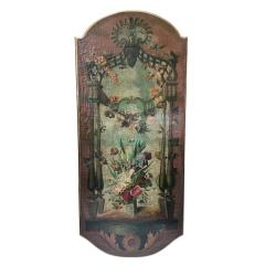 Maitland Smith Maitland Smith Neoclassical Hand Painted Still Life Floral Panel - 4290197