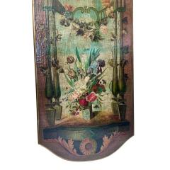 Maitland Smith Maitland Smith Neoclassical Hand Painted Still Life Floral Panel - 4290199