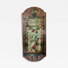 Maitland Smith Maitland Smith Neoclassical Hand Painted Still Life Floral Panel - 4290723