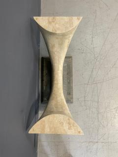 Maitland Smith Maitland Smith Tessellated Fossil Stone and Brass Coffee Table Mid Century - 2618196