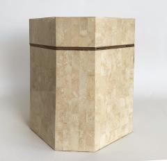 Maitland Smith Maitland Smith Tessellated Stone Lidded Box Side Table wiith Storage - 4530054
