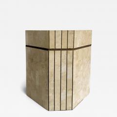 Maitland Smith Maitland Smith Tessellated Stone Lidded Box Side Table wiith Storage - 4532588
