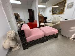 Maitland Smith Maitland Smith Tesselleted Stone And Brass Chaise Longue - 4326576