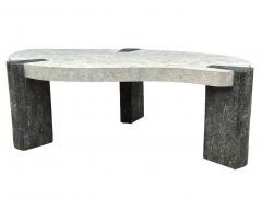 Maitland Smith Mid Century Modern Tessellated Stone Marble Cocktail Table by Maitland Smith - 3536344